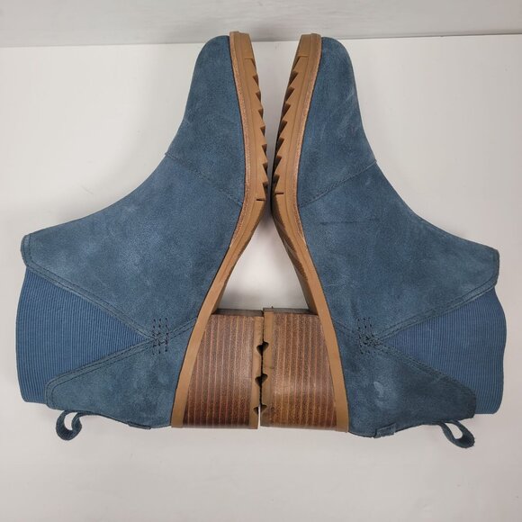Sorel Cate Chelsea Women's Blue Ankle Boots NL4311-405 US Size 12 - Picture 6 of 9